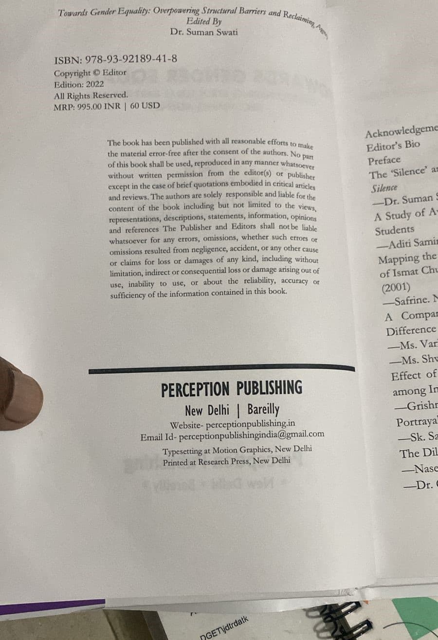 Publication Research Content